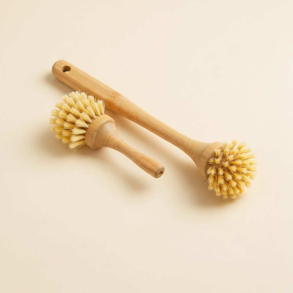 Bamboo Dish Brush Set