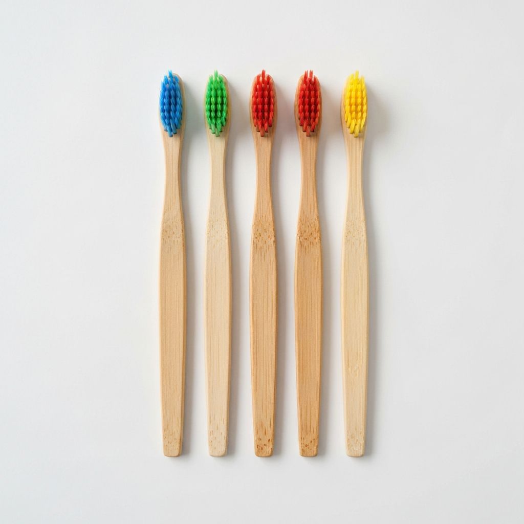 Bamboo Toothbrush Set