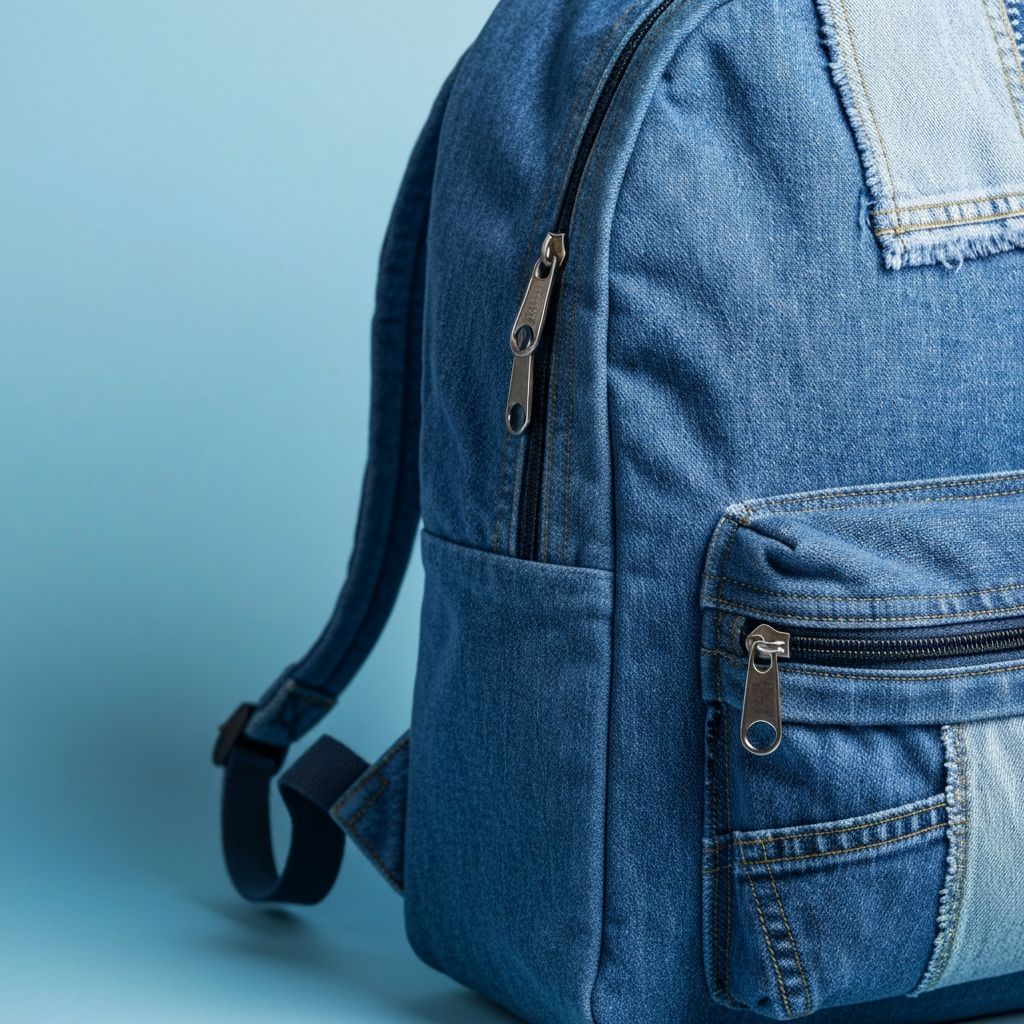 Recycled Denim Backpack